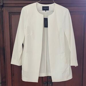 Lafayette 148 New York Cream Blazer